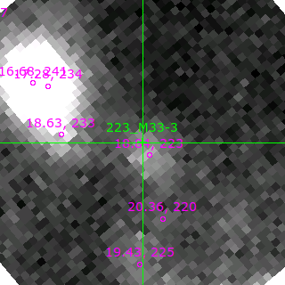 M33-3 in filter B on MJD  58695.360