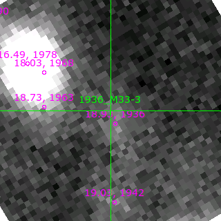 M33-3 in filter B on MJD  59161.090