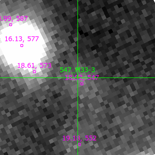 M33-3 in filter B on MJD  60262.140
