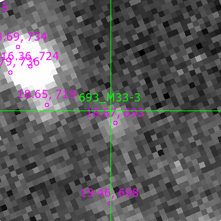M33-3 in filter B on MJD  60504.380