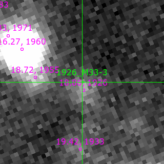 M33-3 in filter B on MJD  60556.260