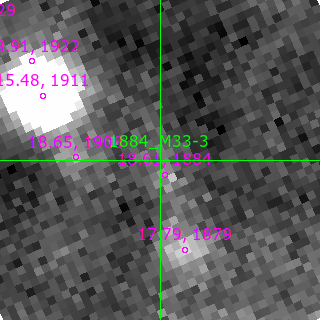 M33-3 in filter I on MJD  60533.380