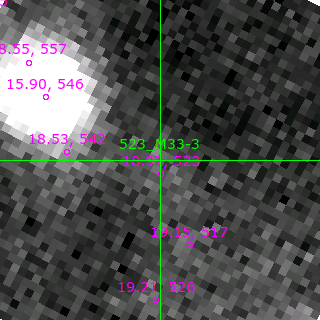 M33-3 in filter V on MJD  58103.180