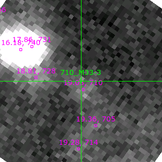 M33-3 in filter V on MJD  58341.360