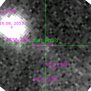 M33-3 in filter V on MJD  58373.150