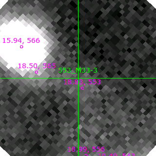 M33-3 in filter V on MJD  58420.100