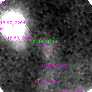 M33-3 in filter V on MJD  58812.210