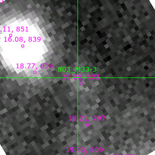 M33-3 in filter V on MJD  59171.110