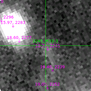 M33-3 in filter V on MJD  59851.140