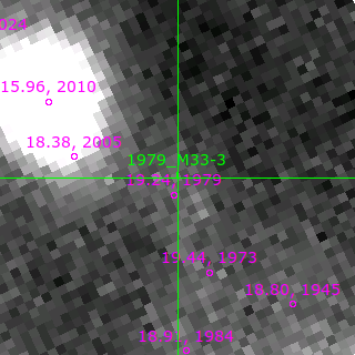 M33-3 in filter V on MJD  59854.230