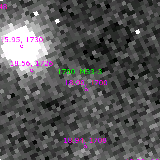 M33-3 in filter V on MJD  59879.130