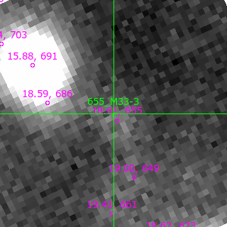 M33-3 in filter V on MJD  60262.140