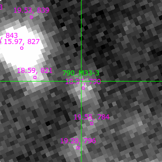 M33-3 in filter V on MJD  60342.090