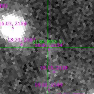 M33-3 in filter V on MJD  60506.360