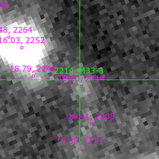 M33-3 in filter V on MJD  60533.380