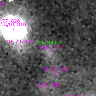 M33-3 in filter V on MJD  60556.260