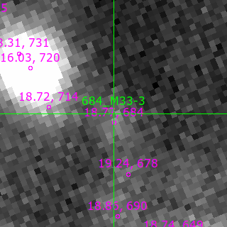 M33-3 in filter V on MJD  60612.150