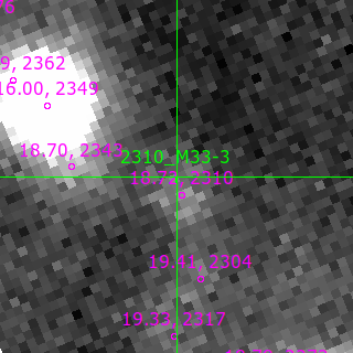 M33-3 in filter V on MJD  60612.150