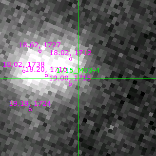 M33-4 in filter B on MJD  57964.330