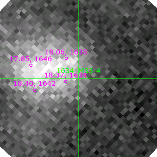 M33-4 in filter V on MJD  58420.100