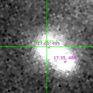 M33-5 in filter B on MJD  57988.410