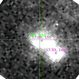 M33-5 in filter B on MJD  58341.400