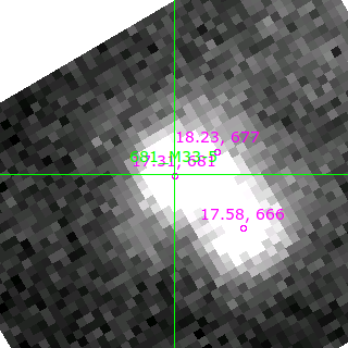M33-5 in filter B on MJD  59171.090
