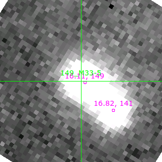 M33-5 in filter R on MJD  58317.390