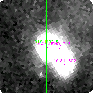 M33-5 in filter R on MJD  59056.380