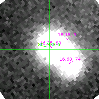 M33-5 in filter V on MJD  58779.150