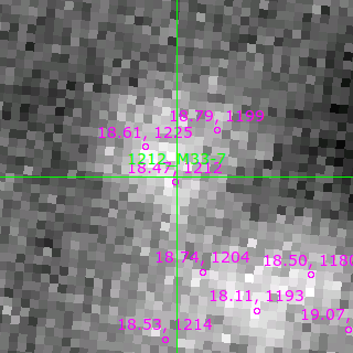 M33-7 in filter R on MJD  56599.190