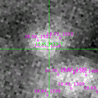 M33-7 in filter R on MJD  57634.380