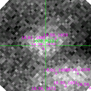 M33-7 in filter R on MJD  58433.010