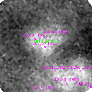 M33-7 in filter R on MJD  58812.210
