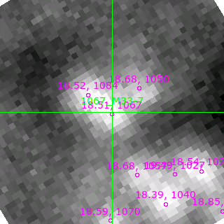 M33-7 in filter R on MJD  59084.290
