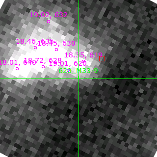 M33-9 in filter B on MJD  58103.170