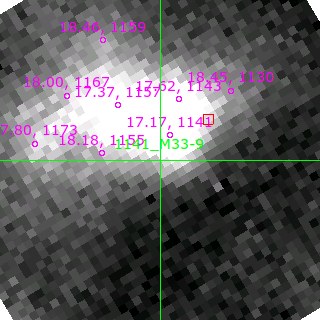M33-9 in filter R on MJD  59161.110