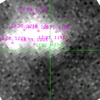 M33-9 in filter V on MJD  59082.320