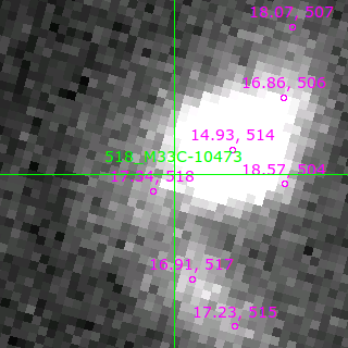 M33C-10473 in filter B on MJD  57406.100