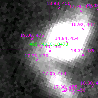 M33C-10473 in filter B on MJD  57964.330