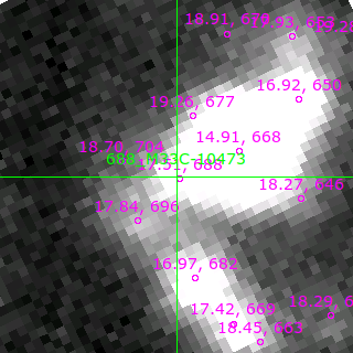 M33C-10473 in filter B on MJD  59823.240