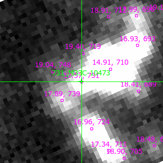 M33C-10473 in filter B on MJD  60172.380