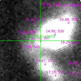 M33C-10473 in filter B on MJD  60262.140