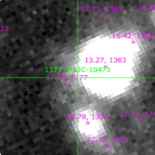 M33C-10473 in filter I on MJD  59851.140