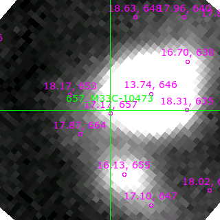 M33C-10473 in filter R on MJD  58375.140