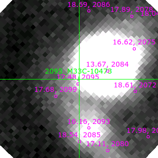 M33C-10473 in filter R on MJD  58433.010