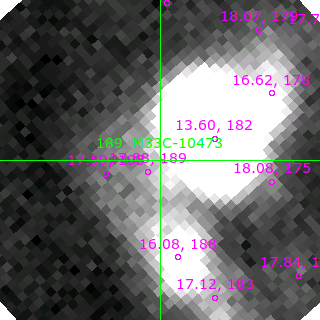 M33C-10473 in filter R on MJD  58672.390
