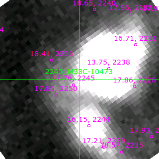 M33C-10473 in filter R on MJD  58812.210