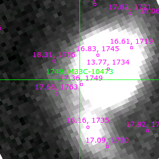 M33C-10473 in filter R on MJD  59849.160