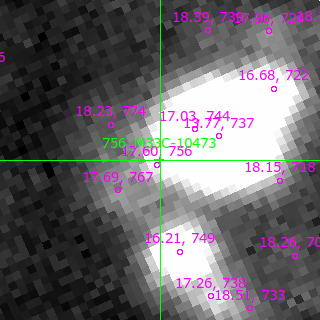 M33C-10473 in filter R on MJD  60205.160